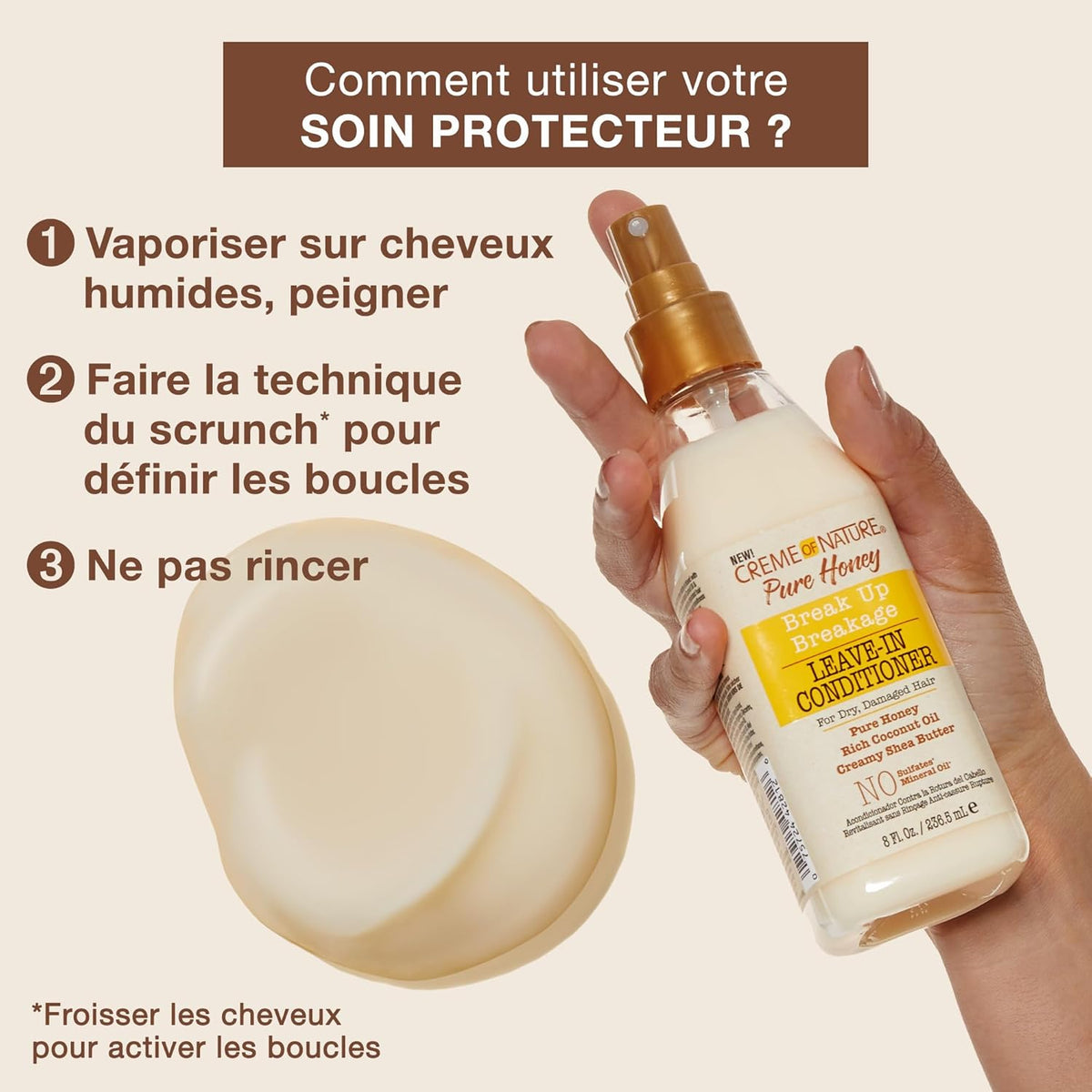 Creme of Nature Pure Honey Break Up Leave-In | 236,5 ml