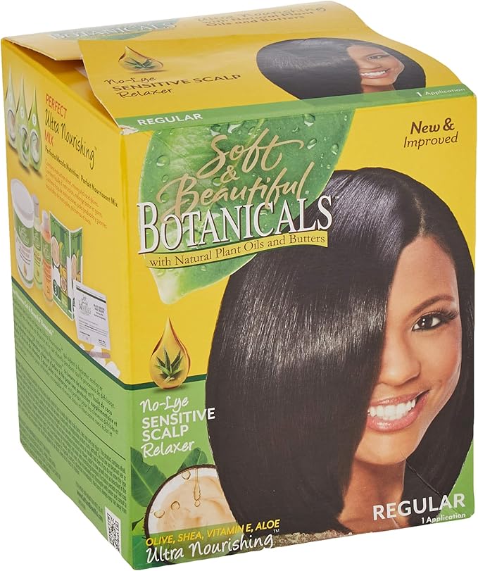Kit Défrisant Sans Soude Regular – BOTANICALS | Lissage & Soin des Cheveux
