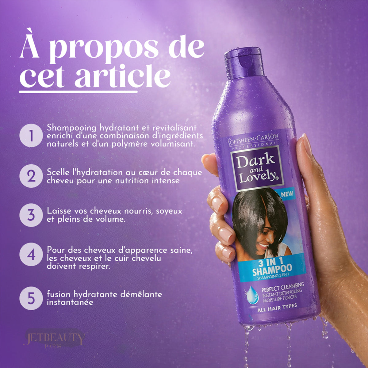 Dark & Lovely : Shampooing 3 in 1