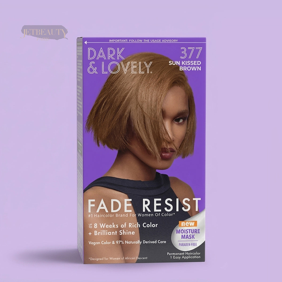 Dunkle und schöne goldbraune Haarfarbe Nr. 377