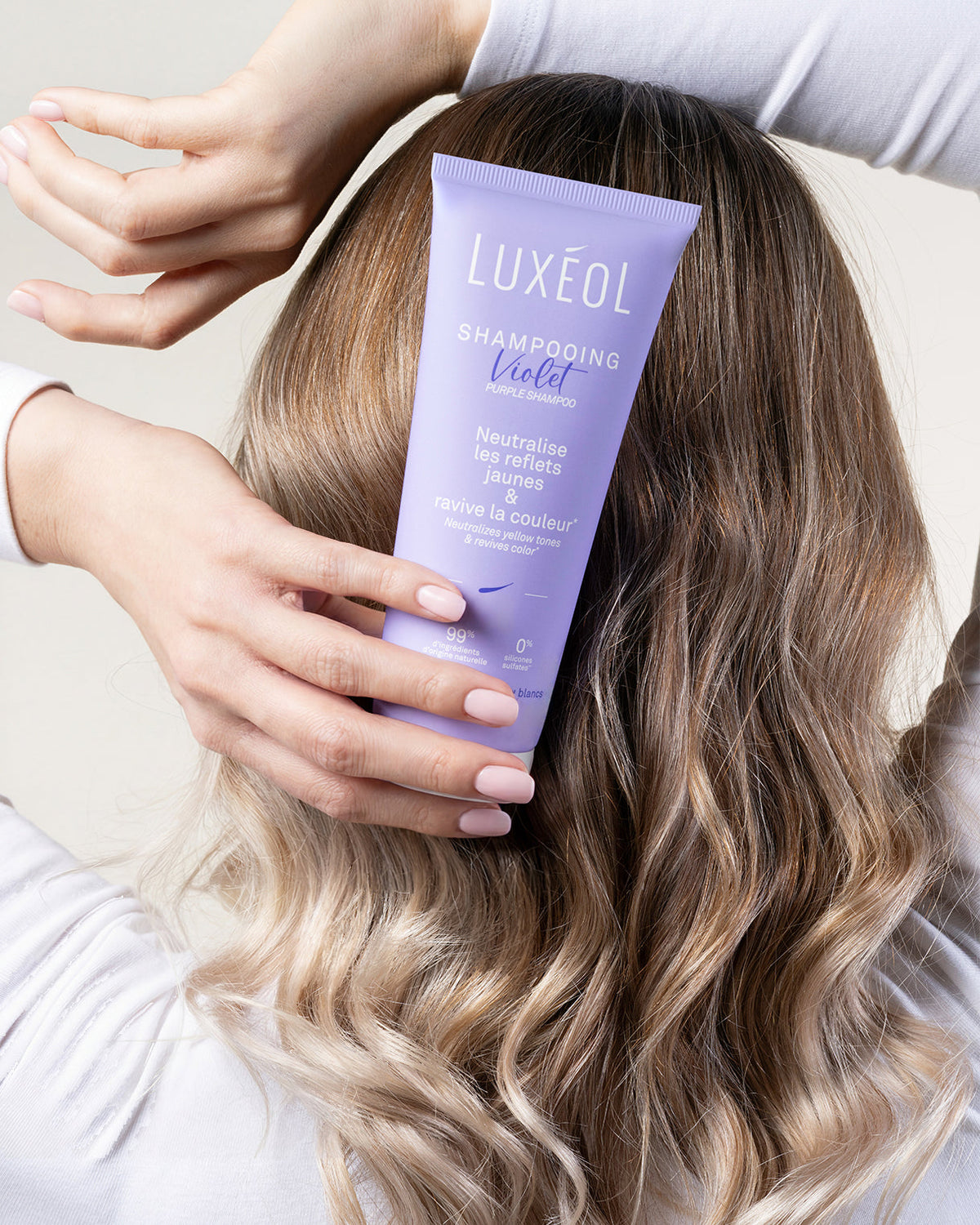 Luxéol Shampooing Violet anti-reflets jaunes