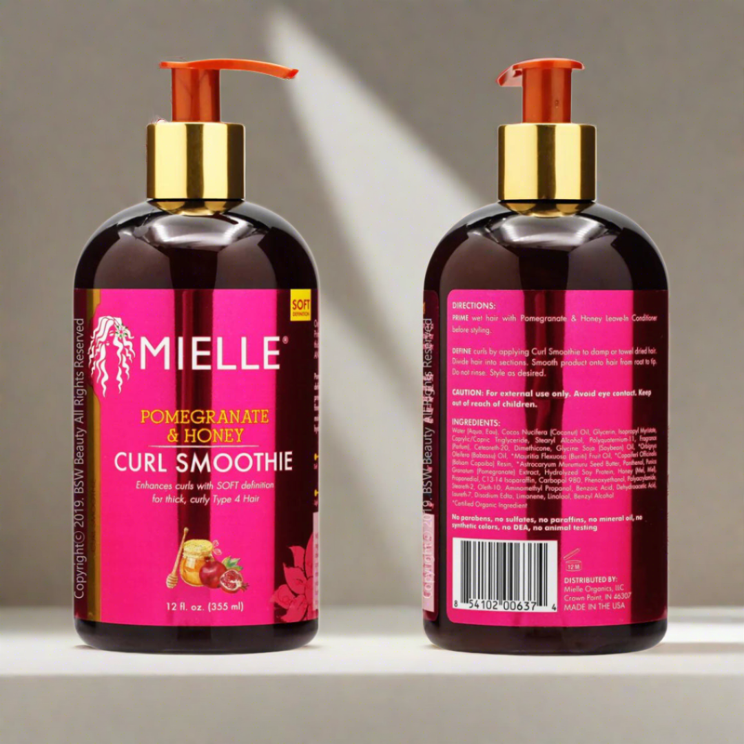 Mielle Curl Smoothie POMEGRANATE & HONEY - 12oz