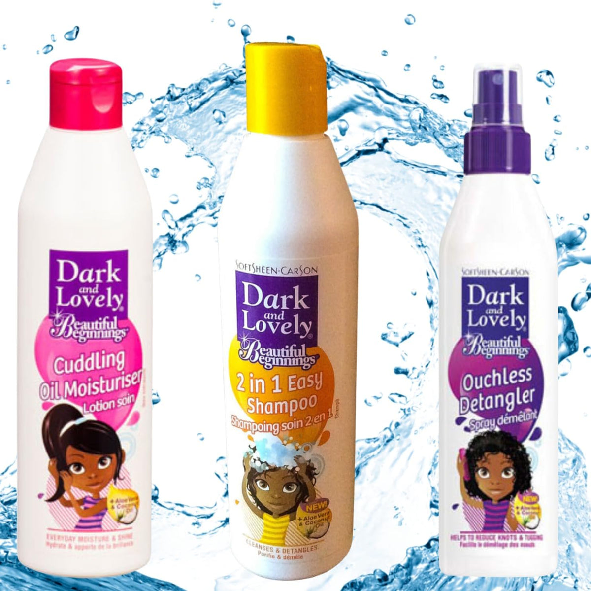 Dark & Lovely Beautiful Beginnings Set of 3 Products by Beautiful Beginnings