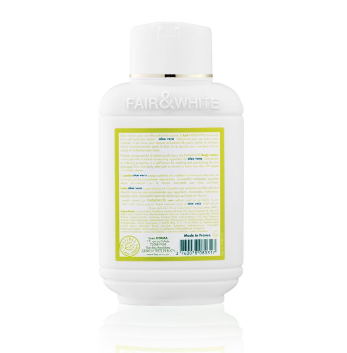 Fair and white Lightening Body Lotion Aloe Vera Original | 485ml