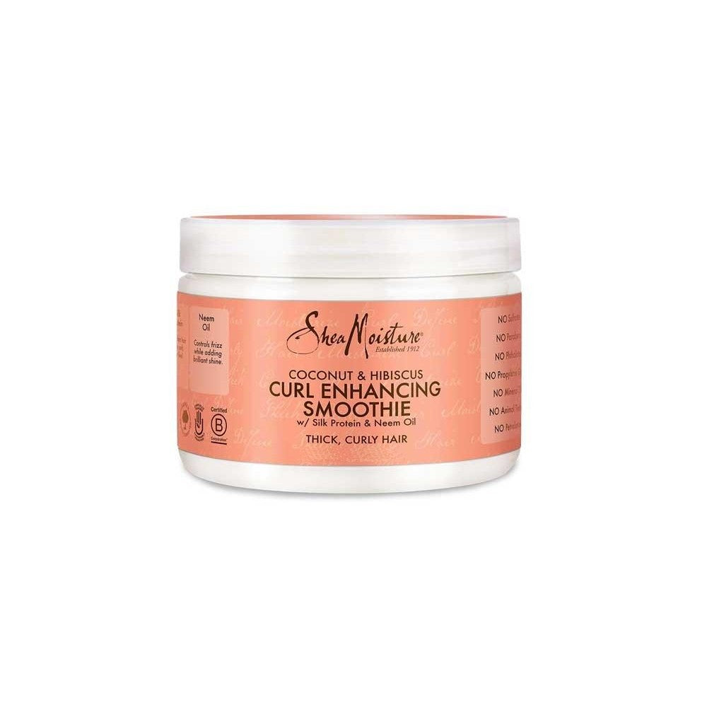SheaMoisture Coconut & Hibiscus Curl Enhancing Smoothie is an all-natural leave-in styling cream