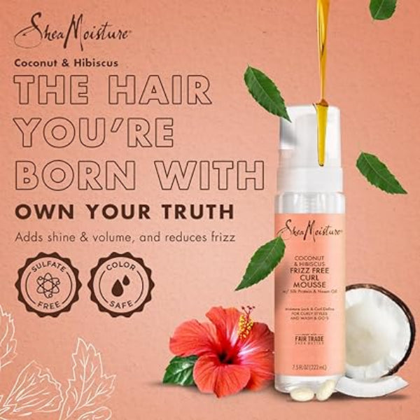 Shea Moisture Frizz-freies Lockenmousse