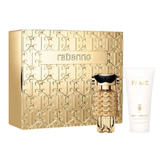 Set mit Damenparfüm Paco Rabanne Fame Intense Satz Unisex