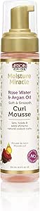 African Pride Moisture Miracle Mousse à l'eau de rose & huile d’Argan - 250 ml