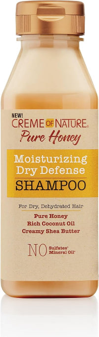 Creme of Nature Pure Honey Feuchtigkeits-Shampoo für trockene Haut | 355 ml