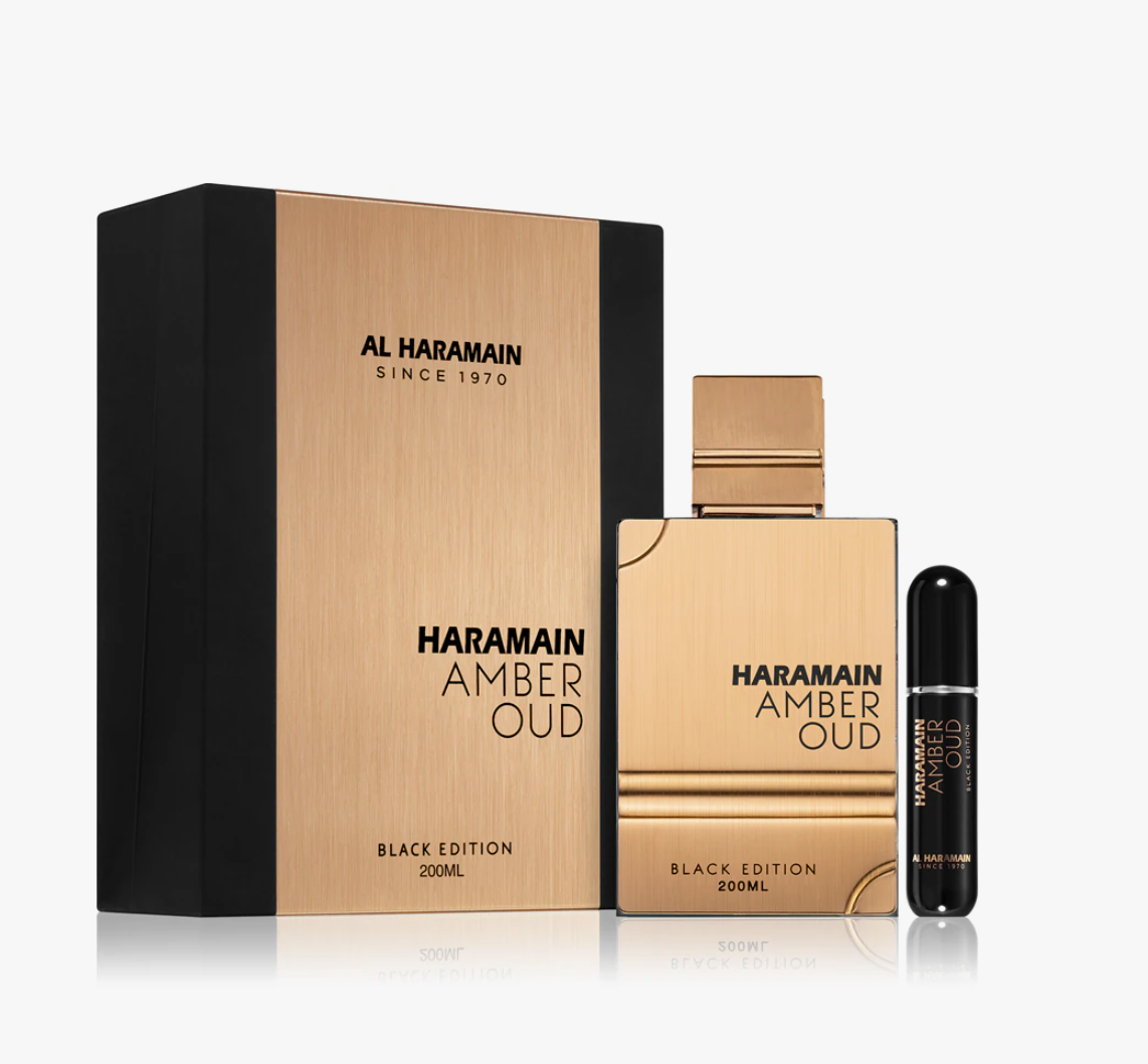 Unisex Perfume Al Haramain EDP Amber Oud Black Edition 200 ml