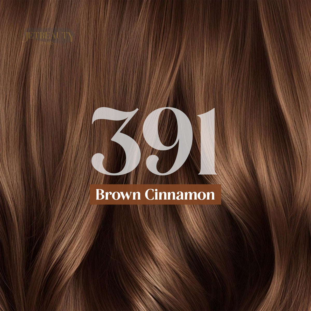 Dunkle und schöne Zimtbraune Haarfarbe Nr. 391