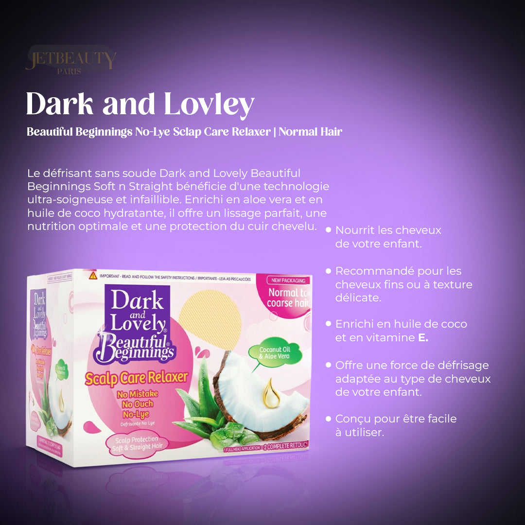 Dark and Lovley Beautiful Beginnings Lye-Free Sclap Care Relaxer | Normales Haar