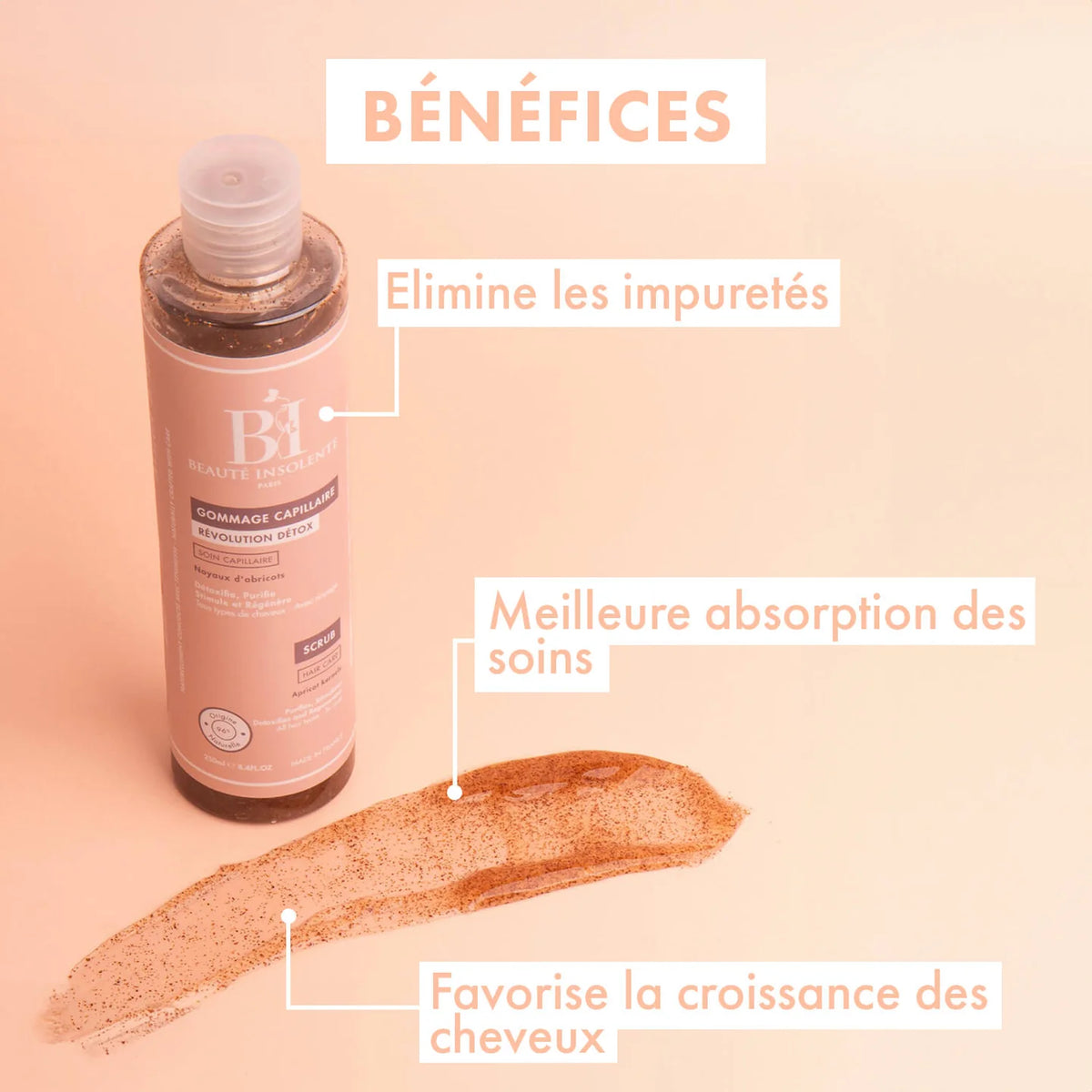 Beauté insolente gommage capillaire - 250ml