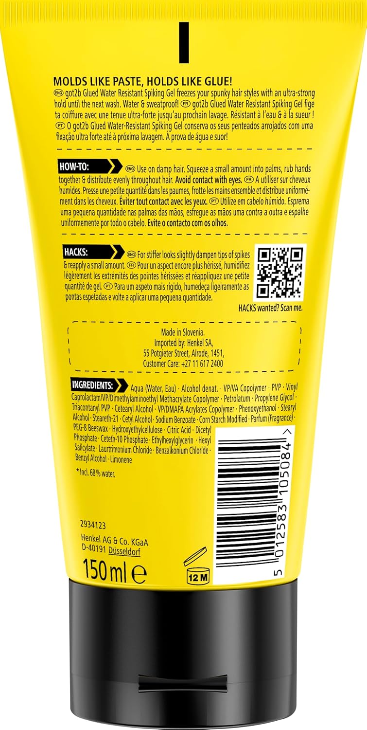 GO T2B SCHWARZKOPF extra starker Kleber gelb