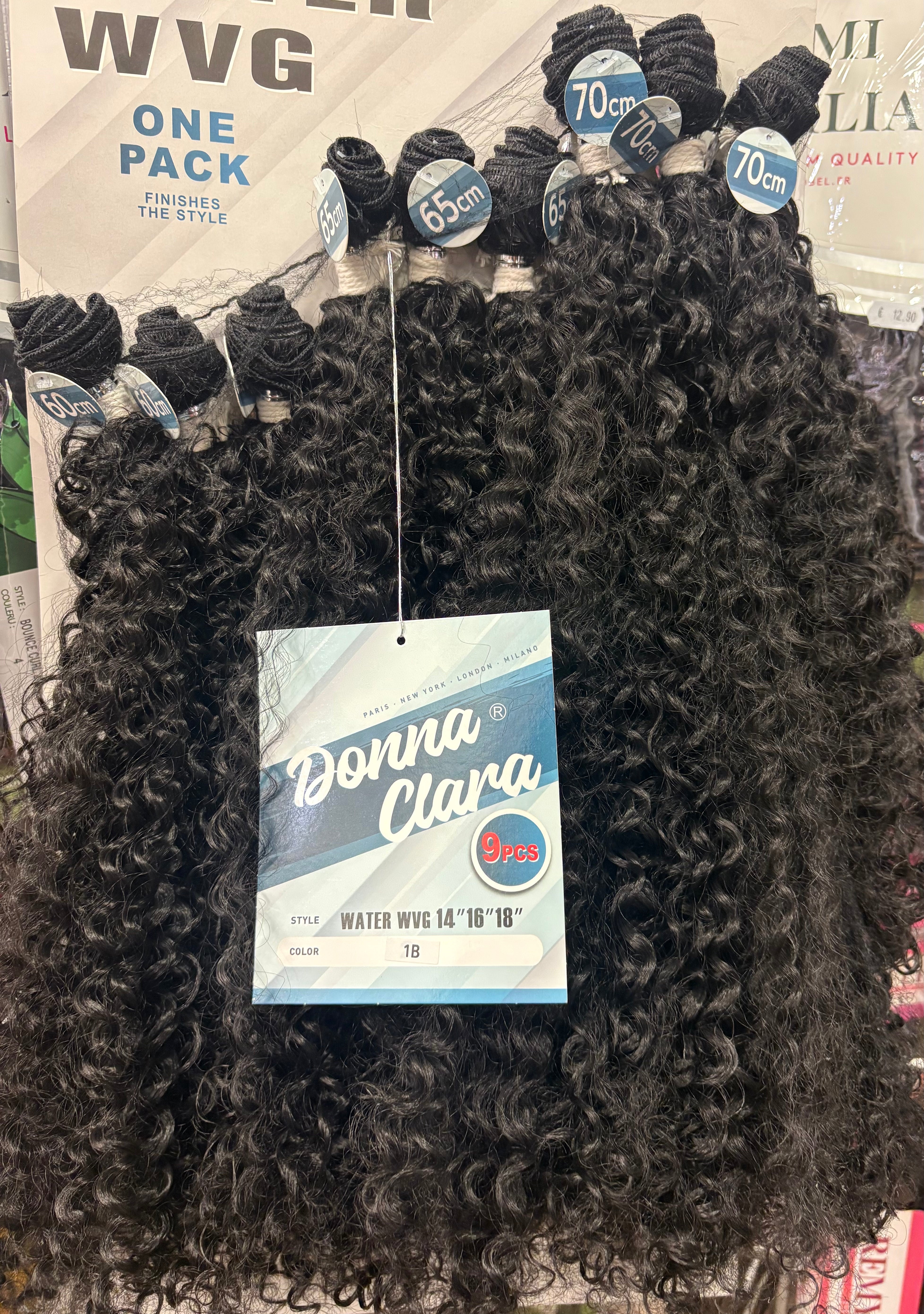 Donna Clara Water Wave Tissage 9 pièces | 14" 16" 18"