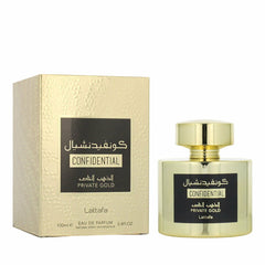Unisex Perfume Lattafa EDP Confidential Private Gold 100 ml