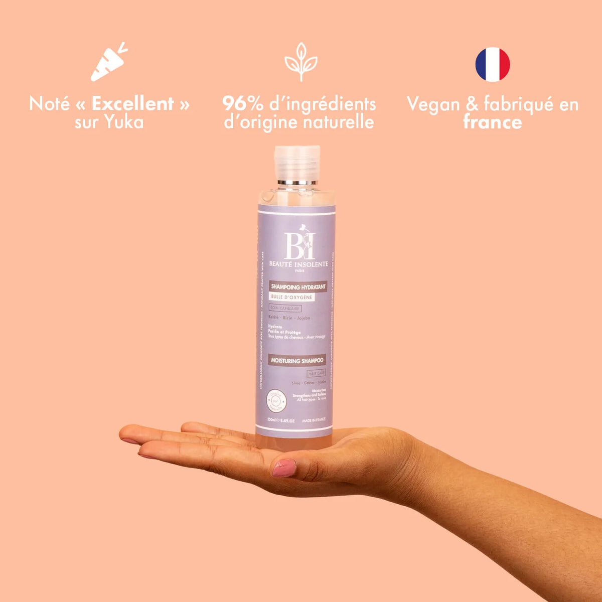 Beauté insolente shampoing hydratant - 250ml
