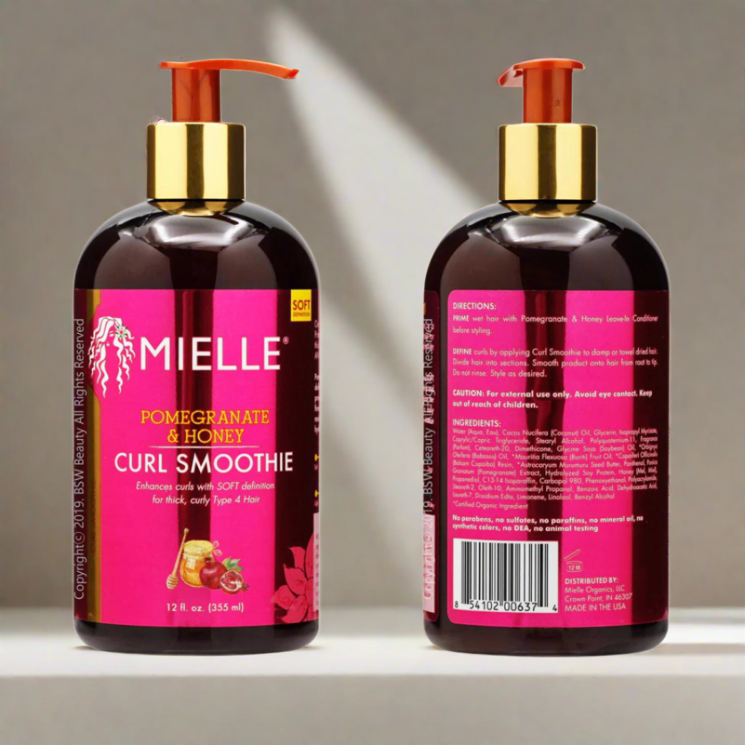 Mielle Curl Smoothie POMEGRANATE &amp; HONEY - 12oz 