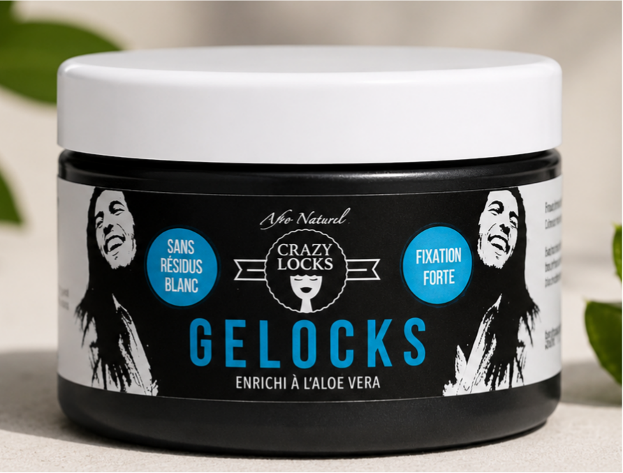 Black gel for locks enriched with Aloe Vera with 100% natural composition 300ml