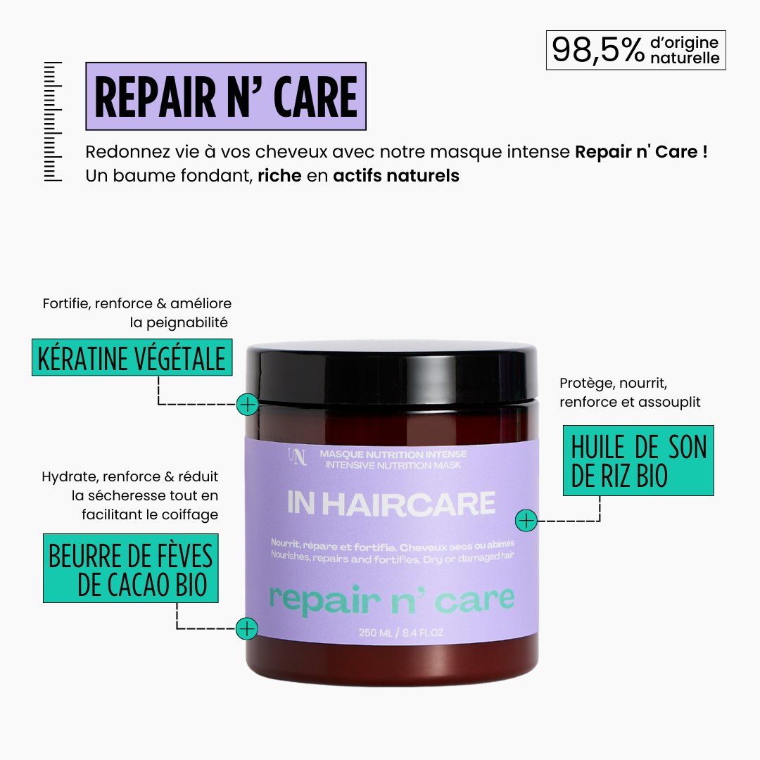 Repair n' Care In Haircare texture
