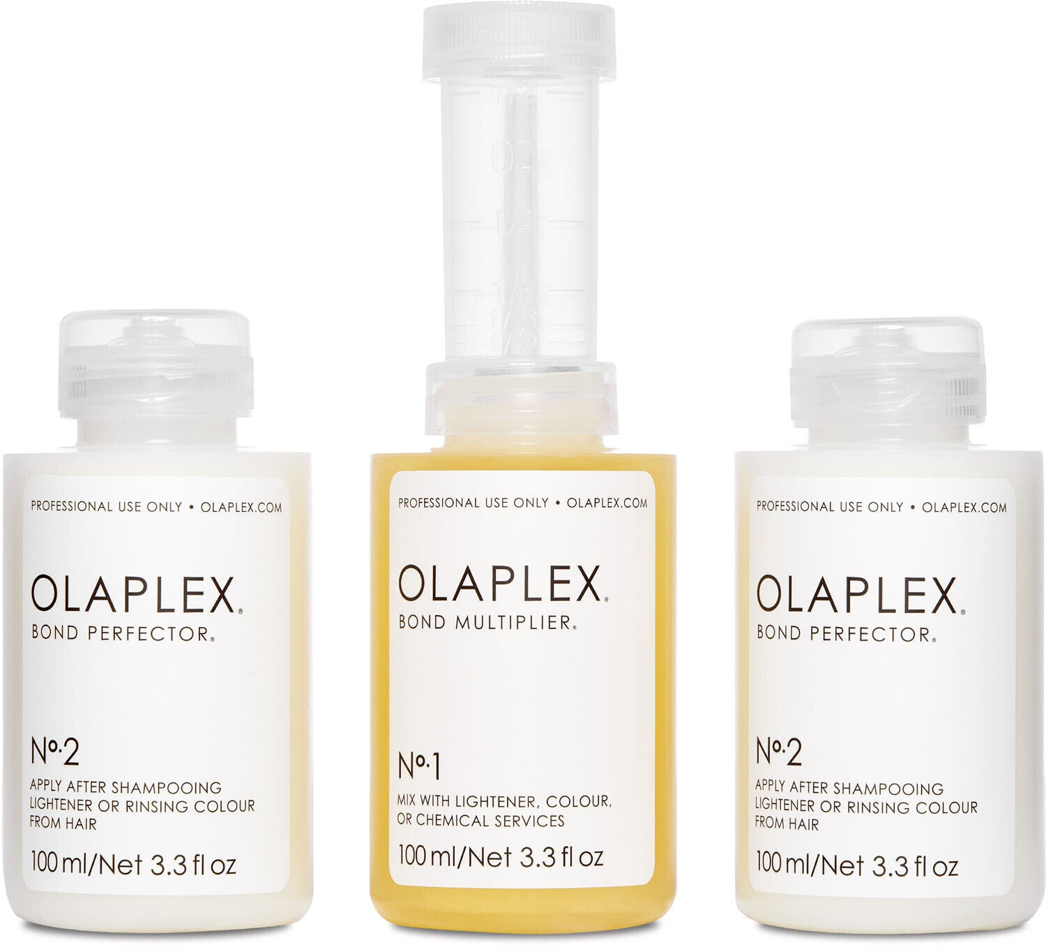 Unisex Hair Dressing Set Traveling Stylist Bond Multiplier & Perfector Olaplex Traveling Stylist (3 pcs) 3 Pieces