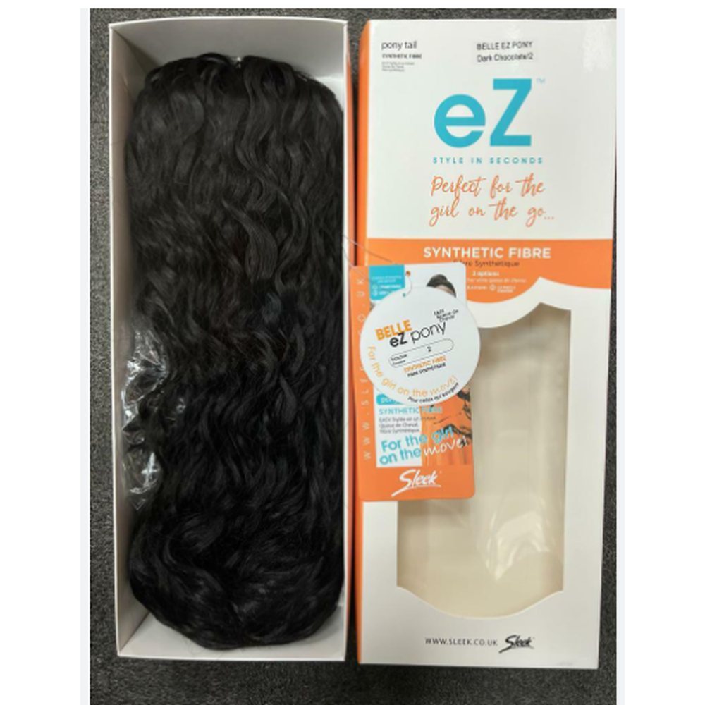 101 wispy yaky EZ Style 34POUCES pony tail une queue de cheval (ponytail) fibre synthétique