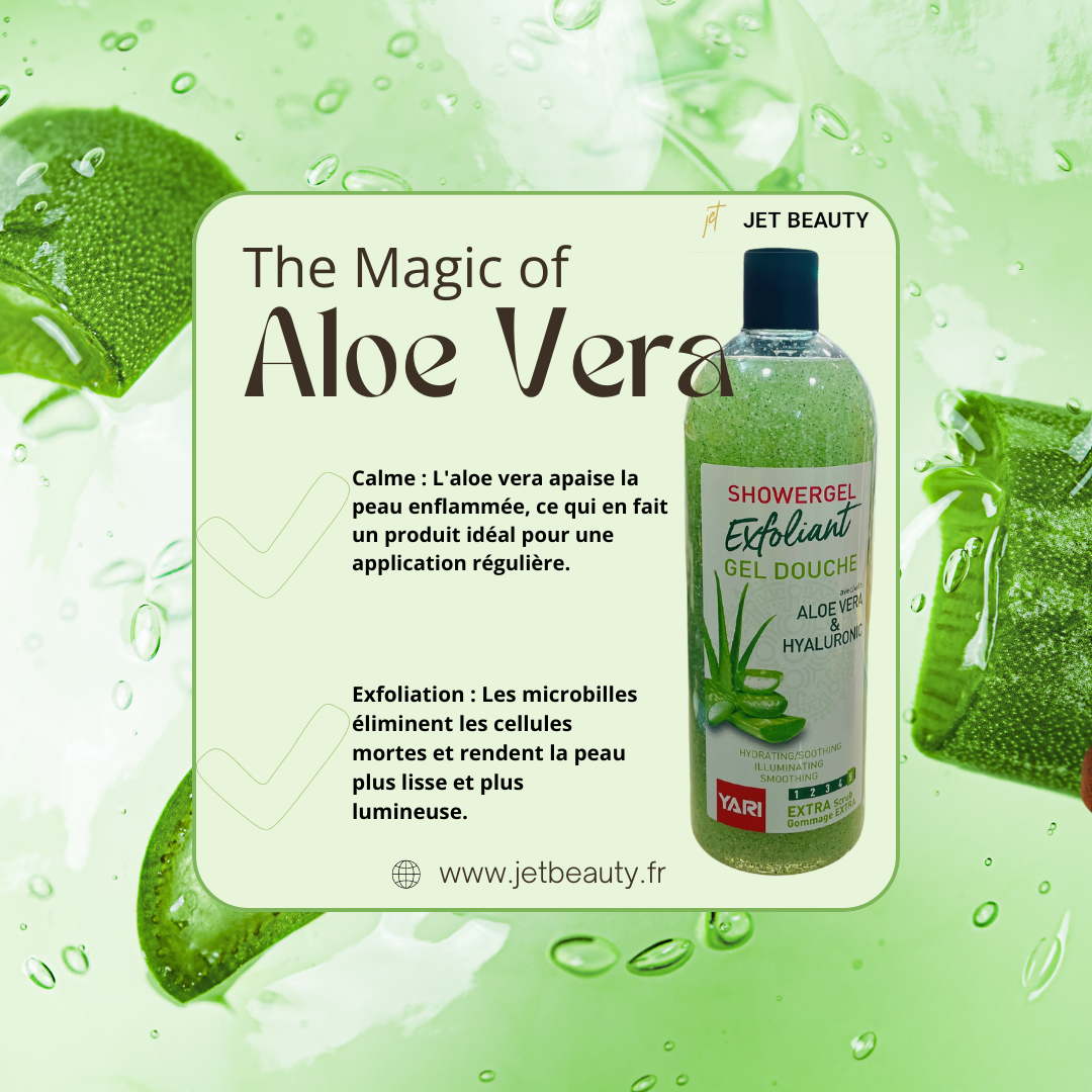 Peeling-Duschgel Aloe Vera &amp; Hyaluron 1L