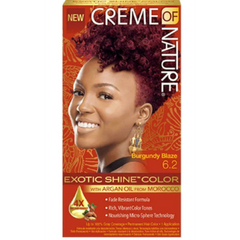 Creme of Nature exotic shine color 6.2 Burgundy Blaze 