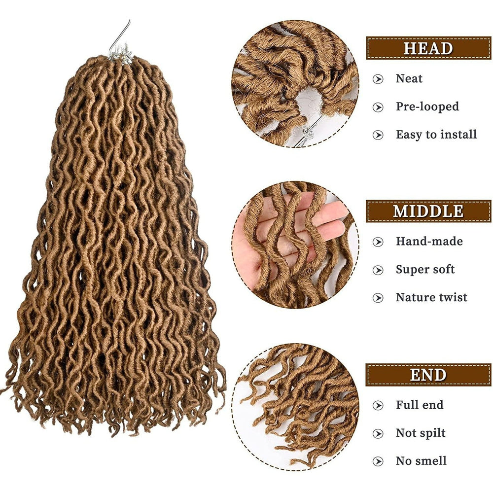 CROCHET BRAID WAVE LOCK 18" : PROBEL 2x Volume