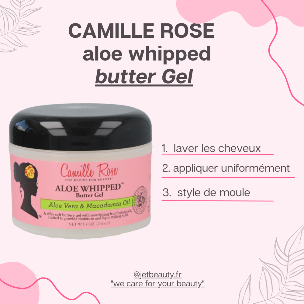 Gel au beurre fouetté à l'aloès de Camille Rose Naturals 240ml CAMILLE ROSE