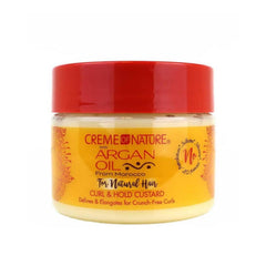 Naturcreme mit Arganöl zum Locken und Halten des Haares